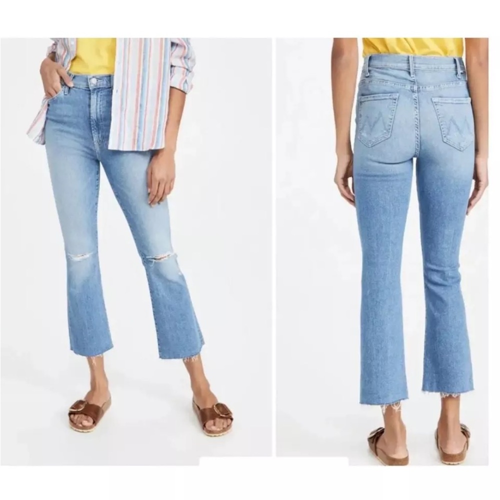 Mother”The Hustler Ankle Fray Jeans” sz “25”